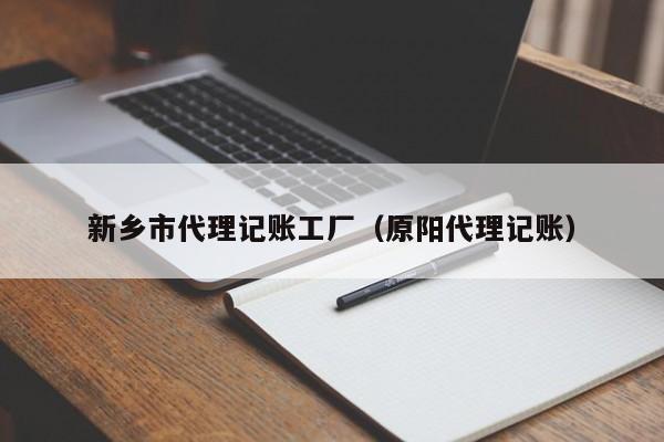 新乡市代理记账工厂（原阳代理记账）