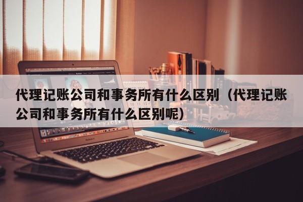 代理记账公司和事务所有什么区别（代理记账公司和事务所有什么区别呢）