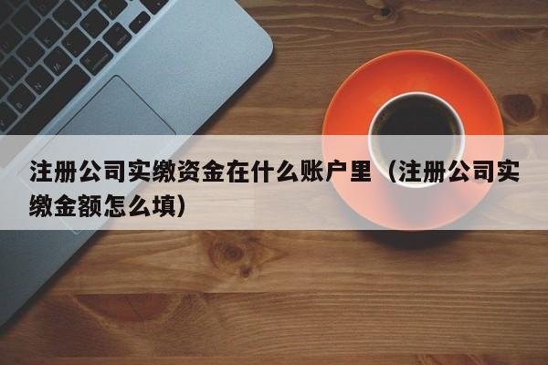 注册公司实缴资金在什么账户里（注册公司实缴金额怎么填）
