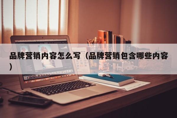 品牌营销内容怎么写（品牌营销包含哪些内容）