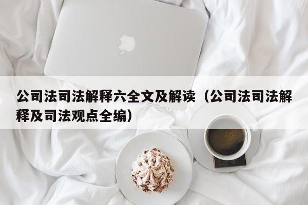 公司法司法解释六全文及解读（公司法司法解释及司法观点全编）