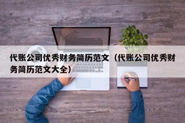 代账公司优秀财务简历范文（代账公司优秀财务简历范文大全）