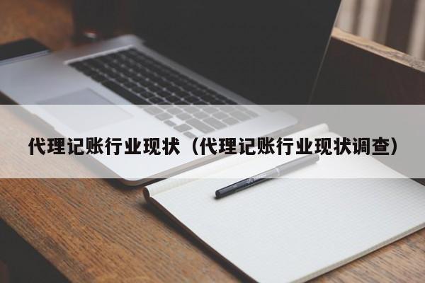 代理记账行业现状（代理记账行业现状调查）