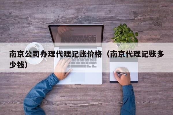 南京公司办理代理记账价格（南京代理记账多少钱）