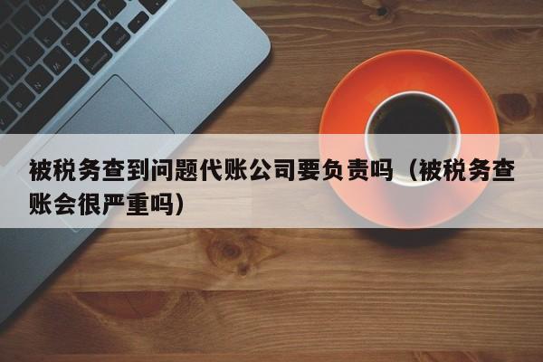 被税务查到问题代账公司要负责吗（被税务查账会很严重吗）