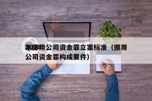 2024年挪用公司资金罪立案标准（挪用公司资金罪构成要件）