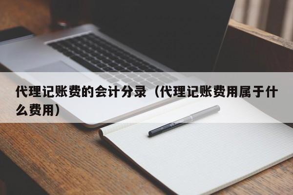 代理记账费的会计分录（代理记账费用属于什么费用）