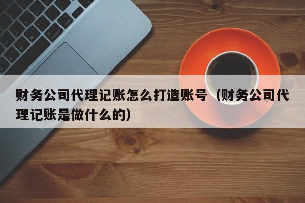 财务公司代理记账怎么打造账号（财务公司代理记账是做什么的）