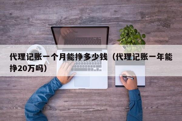 代理记账一个月能挣多少钱（代理记账一年能挣20万吗）