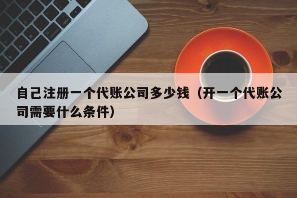 自己注册一个代账公司多少钱（开一个代账公司需要什么条件）