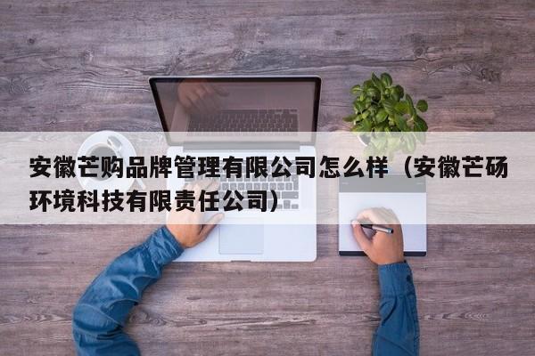 安徽芒购品牌管理有限公司怎么样（安徽芒砀环境科技有限责任公司）