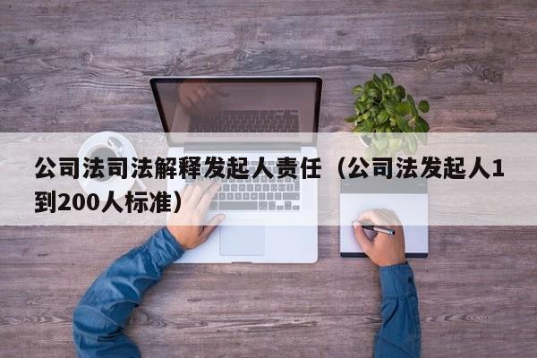 公司法司法解释发起人责任（公司法发起人1到200人标准）