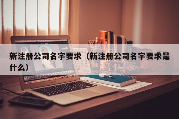 新注册公司名字要求（新注册公司名字要求是什么）