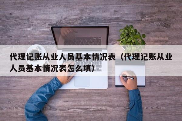 代理记账从业人员基本情况表（代理记账从业人员基本情况表怎么填）