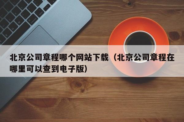 北京公司章程哪个网站下载（北京公司章程在哪里可以查到电子版）