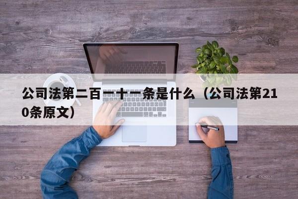 公司法第二百一十一条是什么（公司法第210条原文）