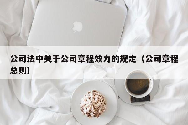 公司法中关于公司章程效力的规定（公司章程总则）